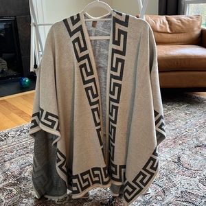 Boutique Poncho Cardigan Wrap Shawl